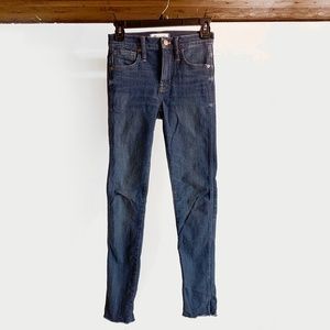 Madewell 9" High-Rise Skinny Jeans, size 23